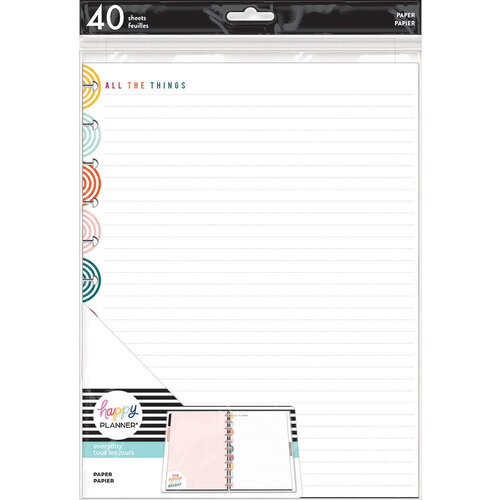 Me and My Big Ideas - Happy Planner Collection - Big Fill Paper - Plan On It