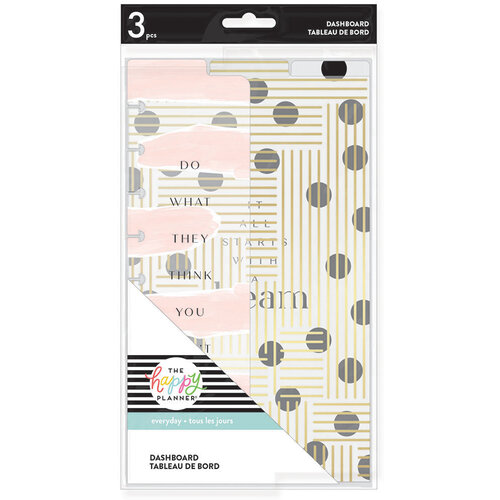 Me and My Big Ideas - Happy Planner Collection - Classic Dashboards - Blushin' It - 3 Pack