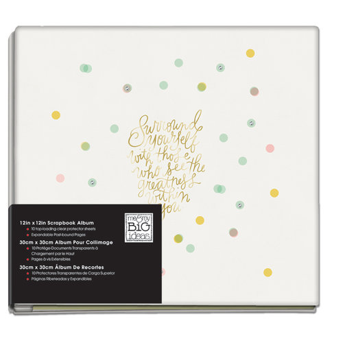 Me and My Big Ideas - 12 x 12 Postbound Album - Greatness Confetti