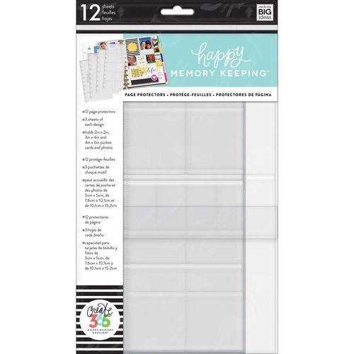 Me and My Big Ideas - Create 365 Collection - Page Protectors - Big Pocket