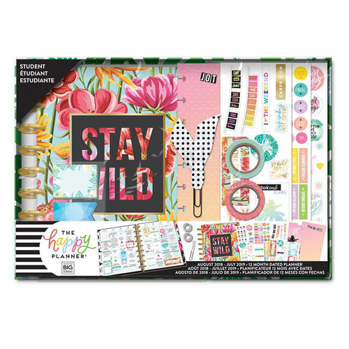 Me and My Big Ideas - Create 365 Collection - Planner - Box Kit - Stay Wild Student - August 2018 to July 2019