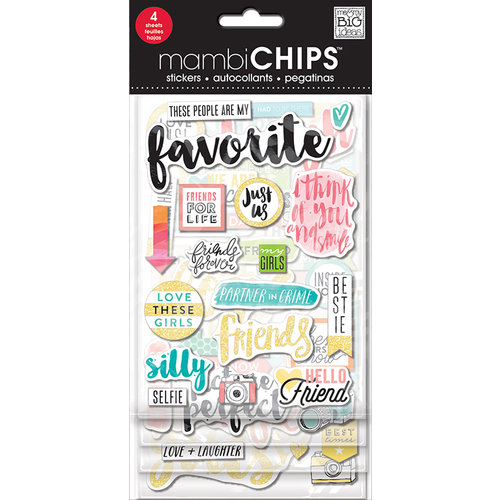 Me and My Big Ideas - MAMBI Sticks - Chipboard Stickers - Favorite