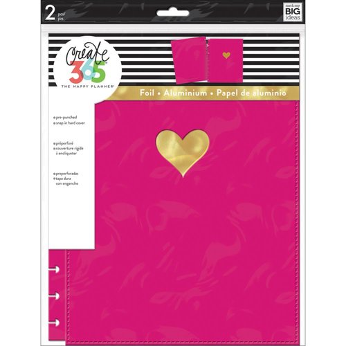 Me and My Big Ideas - Create 365 Collection - Planner - Snap in Hard Cover - Big - Pink Gold