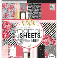 Me and My Big Ideas - MAMBI Sheets - 12 x 12 Paper Pad - Life is Rosy