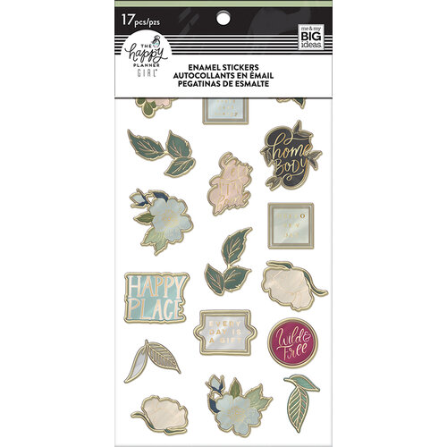 Me and My Big Ideas - Homebody Collection - Planner - Enamel Stickers with Foil Accents