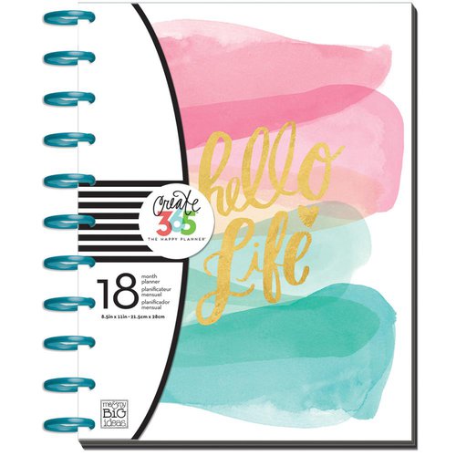 Me and My Big Ideas - Create 365 Collection - Planner - Stay Golden - July 2016 to Dec. 2017