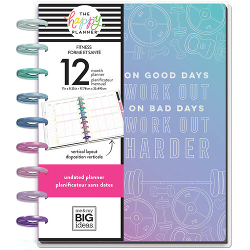 Me and My Big Ideas - Happy Planner Collection - Planner - Classic Undated - Fitness