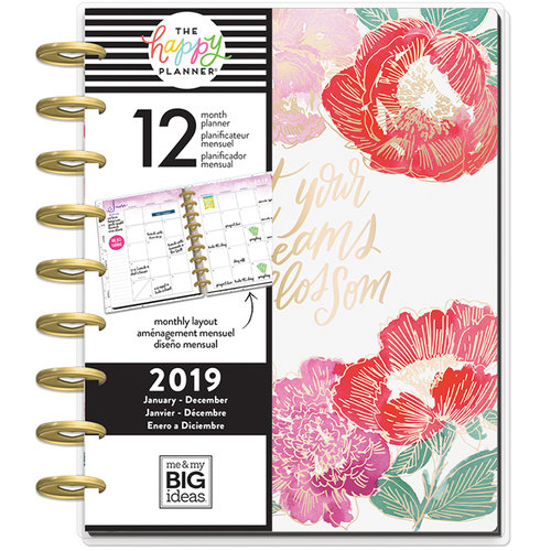 Me and My Big Ideas - Create 365 Collection - Planner - Classic - Year in Bloom - 2019