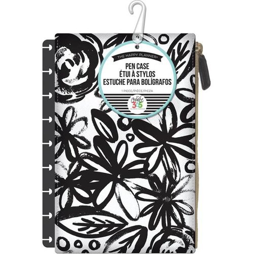 Me and My Big Ideas - Create 365 Collection - Planner - Snap In Pen Case - Bold Black Flowers