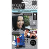 Me and My Big Ideas - Pocket Pages - Clear Stickers - 6 Sheets - Photo Sayings