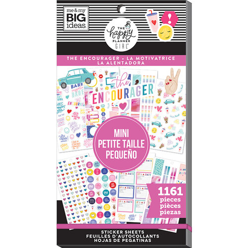 Me and My Big Ideas - Encourager Collection - Planner - Mini - Stickers - Value Pack with Foil Accents