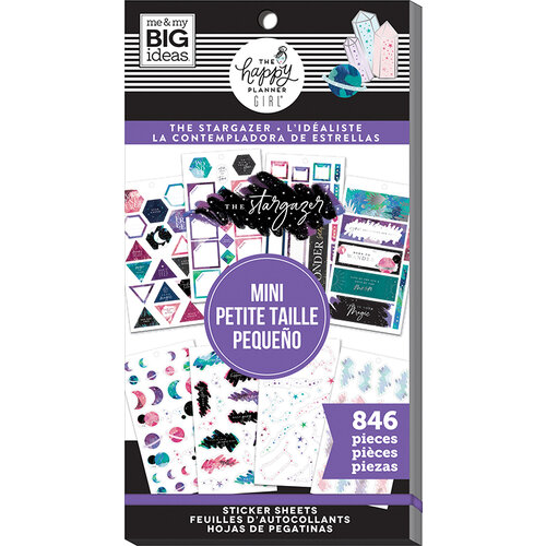 Me and My Big Ideas - Stargazer Collection - Planner - Mini - Stickers - Value Pack with Foil Accents
