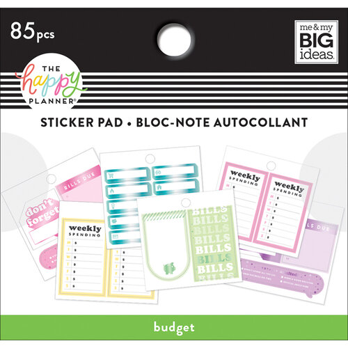 Me and My Big Ideas - Happy Planner Collection - Planner - Tiny Sticker Pad - Budget