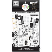 Me and My Big Ideas - Happy Planner Collection - Planner - Stickers - Black And White