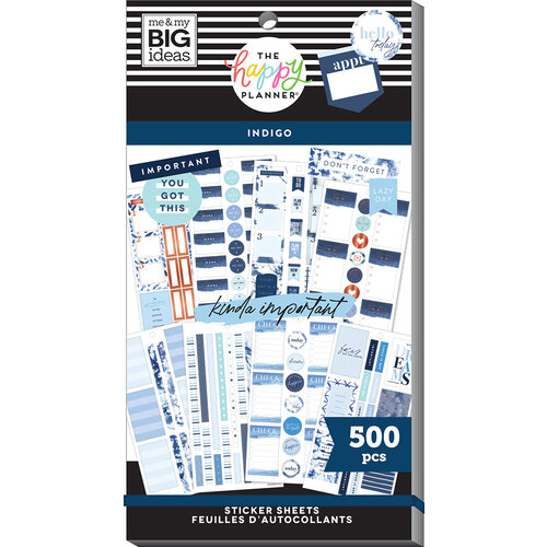 Me and My Big Ideas - Happy Planner Collection - Planner - Stickers - Indigo