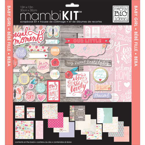Me and My Big Ideas - MAMBI Kit - 12 x 12 Page Kit - Sweet Baby Girl