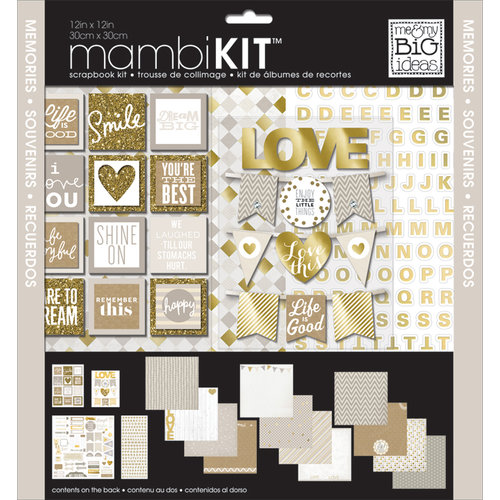 Me and My Big Ideas - MAMBI Kit - 12 x 12 Page Kit - Memories