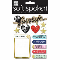 Me and My Big Ideas - Soft Spoken - 3 Dimensional Stickers - My Favorite