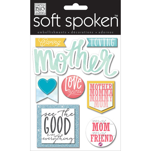 Me and My Big Ideas - Soft Spoken - 3 Dimensional Stickers - Caring Mother