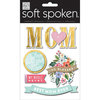 Me and My Big Ideas - Soft Spoken - 3 Dimensional Stickers - Heart Mom