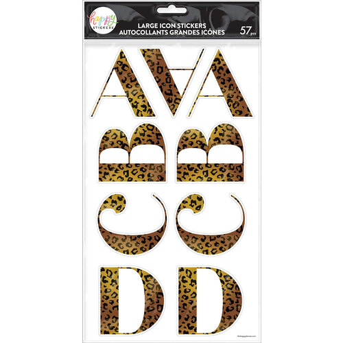 Me and My Big Ideas - Alphabet Stickers - Large Icon - Cheetah