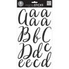 Me and My Big Ideas - MAMBI Sticks - Large Alphabet Stickers - Uppercase and Lowercase - Victoria - Black - Glitter