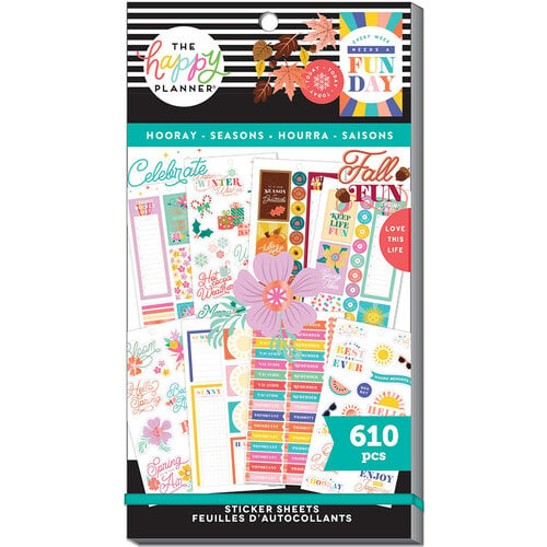 The Happy Planner Hooray Seasons Sticker Value Pack