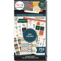 Me and My Big Ideas - Happy Planner Collection - Sticker Value Pack - Brave Teacher