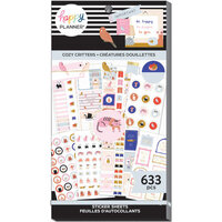 Me and My Big Ideas - Happy Planner Collection - Classic Sticker Sheet - Cozy Critters - Value Pack