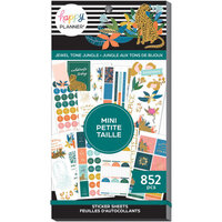 Me and My Big Ideas - Happy Planner Collection - Mini Sticker Sheet - Jewel Tone Jungle - Value Pack