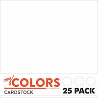 MY MIND'S EYE My Colors Canvas 12x12 Cardstock Bundle: Pink & Red