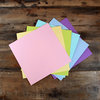 My Colors Cardstock - My Minds Eye - 12 x 12 Heavyweight Cardstock Pack - Smooth Finish - Light Colors 1