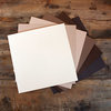 My Colors Cardstock - My Minds Eye - 12 x 12 Canvas Cardstock Pack - Brown Tones - 18 Pack