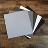My Colors Cardstock - My Minds Eye - 12 x 12 Canvas Cardstock Pack - Gray Tones - 18 Pack