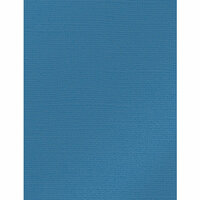 My Colors Cardstock - My Minds Eye - 8.5 x 11 Glimmer Cardstock - Blue Chip
