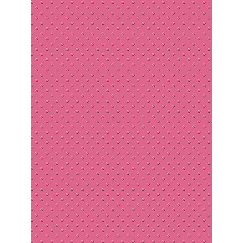 My Colors Cardstock - My Minds Eye - 8.5 x 11 Mini Dots Cardstock - French Rose