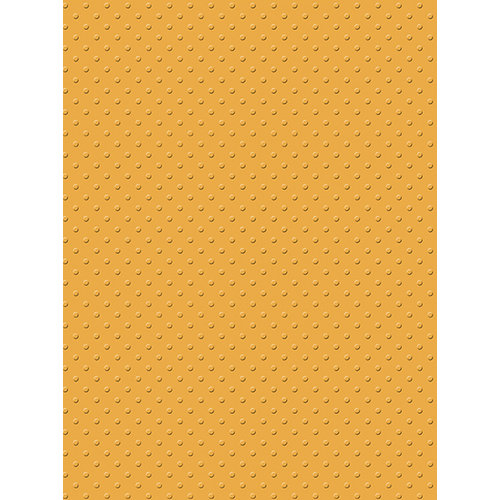 My Colors Cardstock - My Minds Eye - 8.5 x 11 Mini Dots Cardstock - Gold Zinnia