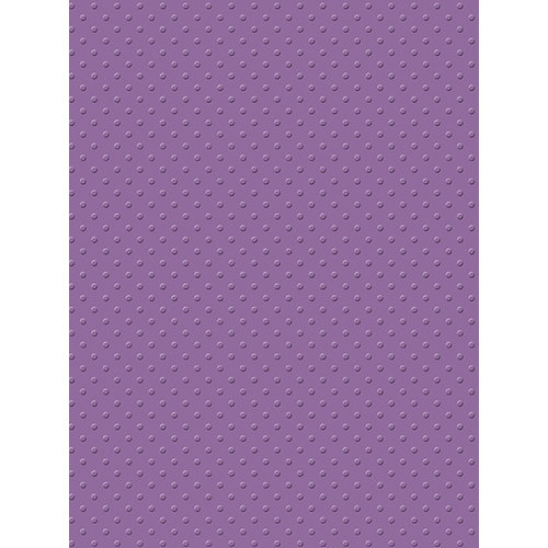 My Colors Cardstock - My Minds Eye - 8.5 x 11 Mini Dots Cardstock - Grape Verbena