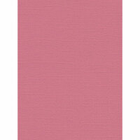 My Colors Cardstock - My Minds Eye - 8.5 x 11 Canvas Cardstock - Coral Rose