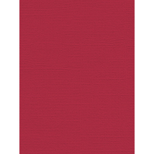 My Colors Cardstock - My Minds Eye - 8.5 x 11 Canvas Cardstock - Red Cherry