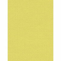 My Colors Cardstock - My Minds Eye - 8.5 x 11 Canvas Cardstock - Yellow Corn