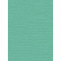 My Colors Cardstock - My Minds Eye - 8.5 x 11 Canvas Cardstock - Spearmint