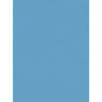 My Colors Cardstock - My Minds Eye - 8.5 x 11 Canvas Cardstock - Madras Blue