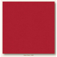 My Colors Cardstock - My Minds Eye - 12 x 12 Heavyweight Cardstock - Classic Cherry