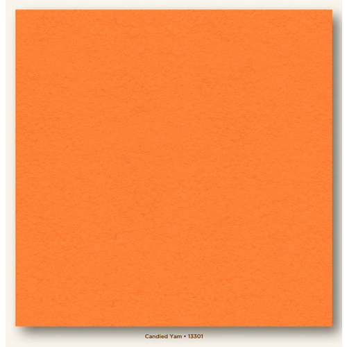 My Colors Cardstock - My Minds Eye - 12 x 12 Heavyweight Cardstock - Candied Yam