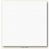 My Colors Cardstock - My Minds Eye - 12 x 12 Mini Dots Cardstock - Day Lily