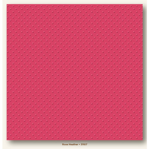 My Colors Cardstock - My Minds Eye - 12 x 12 Mini Dots Cardstock - Rose Heather