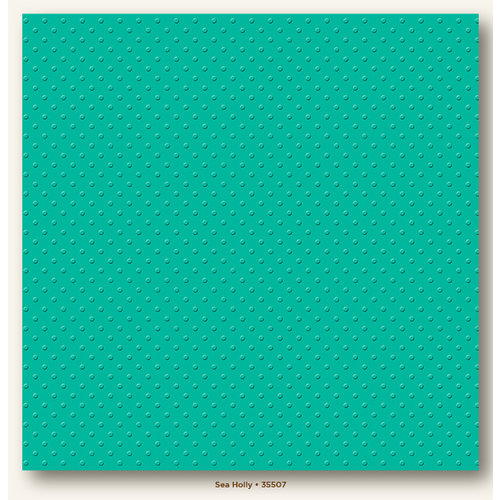 My Colors Cardstock - My Minds Eye - 12 x 12 Mini Dots Cardstock - Sea Holly