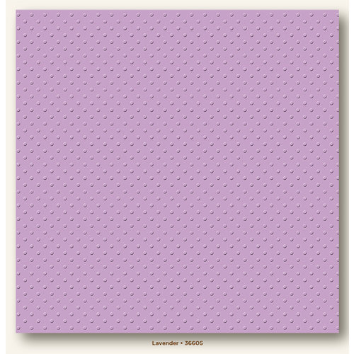 My Colors Cardstock - My Minds Eye - 12 x 12 Mini Dots Cardstock - Lavender