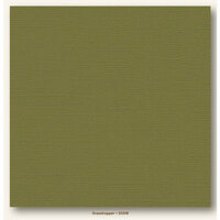My Colors Cardstock - My Minds Eye - 12 x 12 Canvas Cardstock - Grasshopper